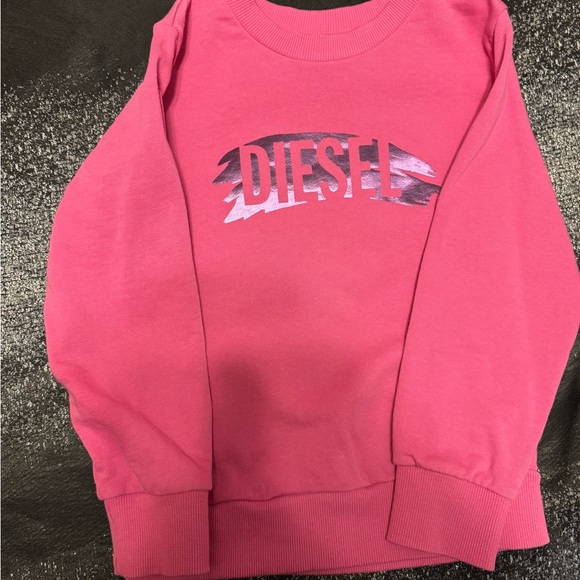 Diesel Vibrant Pink Crewneck - Picture 1 of 1